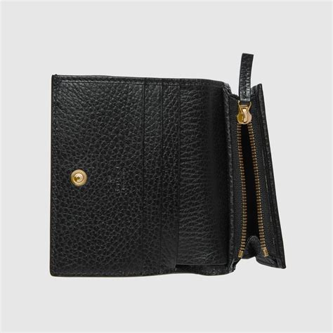 gucci petite marmont card case review|Gucci leather card case wallet.